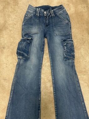 Vintage low rise flare jeans